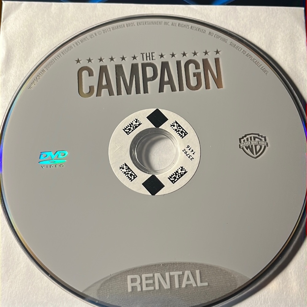 The Campaign dvd